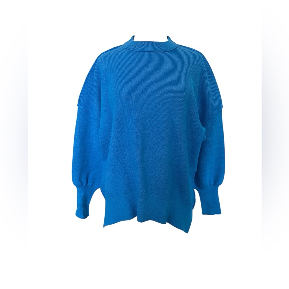 Cowl Neck Sweater with Ribbed Details - Picture 3 of 4